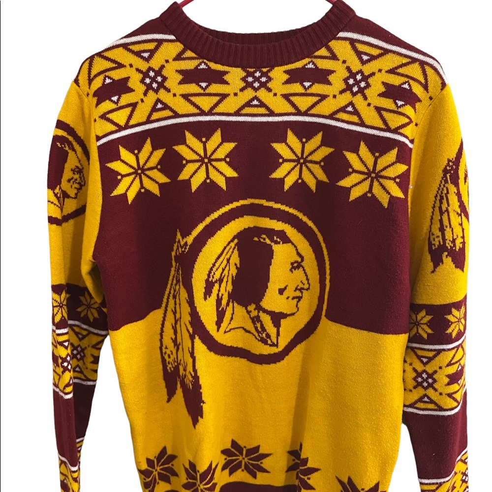 NFL Washington Redskins Big Logo Ugly Sweater